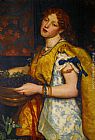 Valentine Cameron Prinsep A Girl Carrying Grapes painting